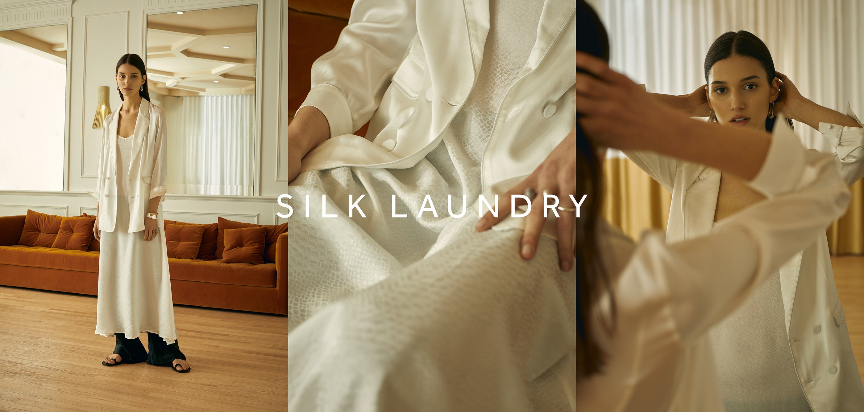 Silk Laundry 90s Slip Dress - Moon