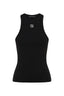 Nora Rib Top Black