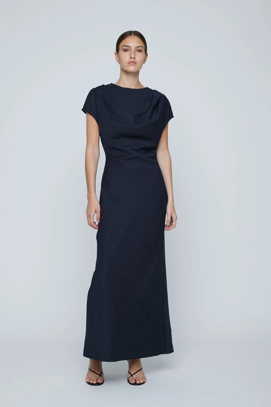 Ana Maxi Dress Navy – Deval boutique Wanaka