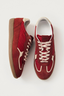 Rife Sheen Red Leather Sneaker