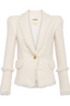 Kaisley Tweed Blazer Vintage White