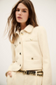 Meiradith Cropped Jacket Ecru