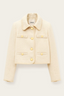 Meiradith Cropped Jacket Ecru