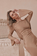 Diana Dress Choc Spot