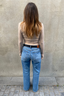 Sara Long Sleeve Rib Top Off White/Butter