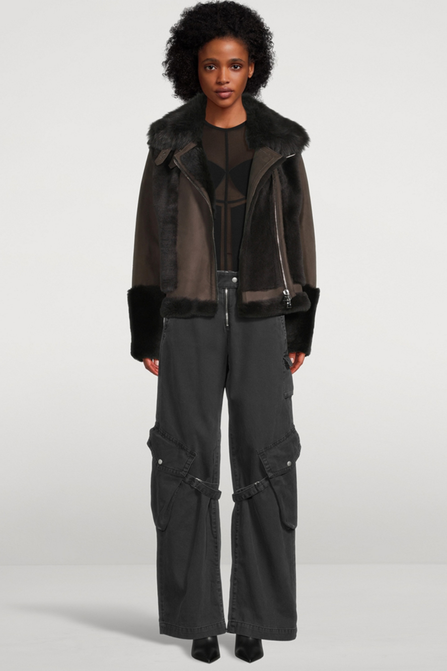 Soul Shearling Jacket Cappuccino Suede Deval boutique Wanaka — free download