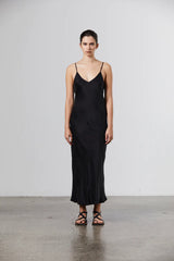 Silk Slip Black