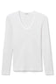 Robyn U Neck Long Sleeve White