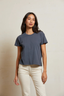 Harley Cotton Boxy Crew Tee Night