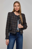 Zaya Tweed Jacket Midnight Brown Muti Tweed