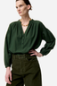 Nipoa Blouse Dark Green