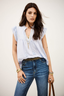 Janny Sleeveless Top Blue