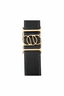 Double-Sided Smooth Leather Belt Black/Tan/Gold