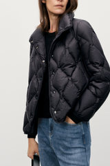 Short Puffer Jacket Extra Black