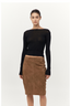 Baby Wool Wrap Top Black