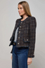 Zaya Tweed Jacket Midnight Brown Muti Tweed