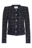 Zaya Tweed Jacket Midnight Brown Muti Tweed