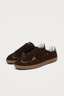 Rife Chocolate Brown Leather Sneaker