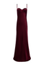 Sayla Silk Gown Dark Port
