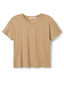 Harley Cotton Boxy Crew Tee Suede