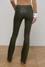 Ruth Coated Straight Leg Jean Deep Olive