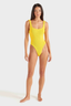 Square Neck Swim Sunflower