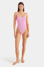 Square Neck Swim Bubblegum
