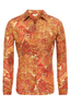 Nina Blouse Golden Ochre Multi Twill Paisley
