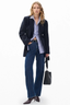 Virginia Striped Blazer Navy Stripe