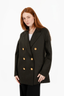 Peacoat Pressed Wool Dark Khaki