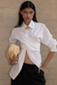 Vacanza Wrap Shirt White