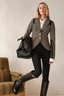 Saddle Patch Equestrian Blazer Tobacco Herringbone