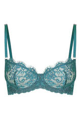 Maverick Underwire Lace Bra Emerald