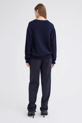 Sharpo Sweater Darkest Navy