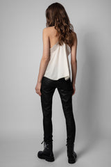 Christy Silk Camisole Ecru