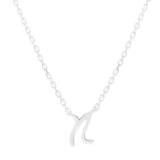 Silver Love Letter Necklace