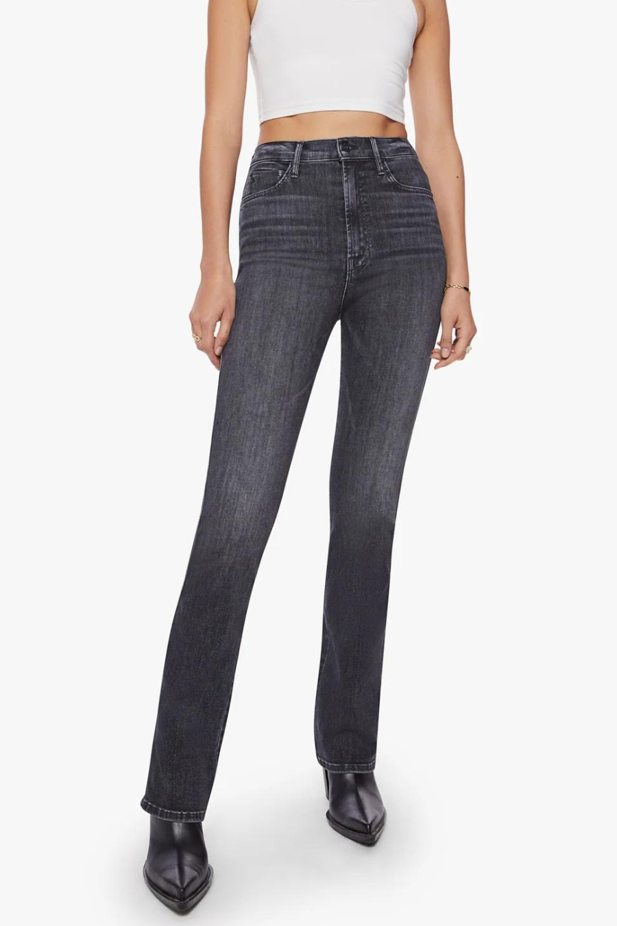 High Waisted Smokin' Double Heel | Mother Denim – Deval
