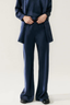 Silk Laundry Bias Cut Pants Midnight