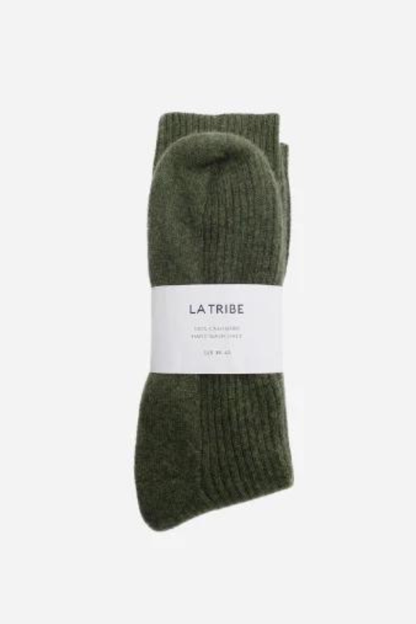 Cashmere Bed Sock Forest