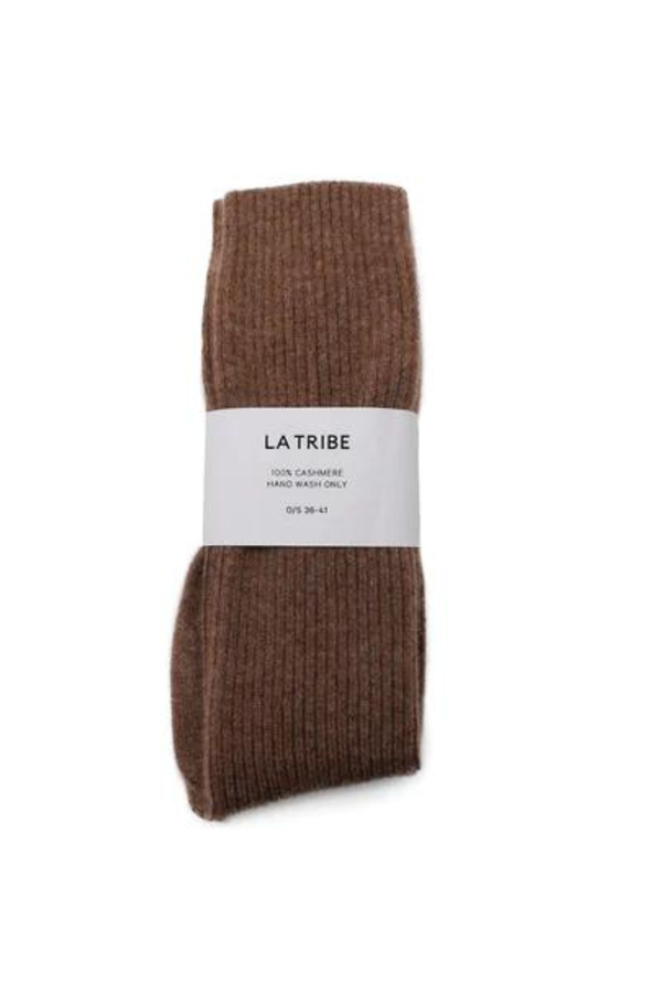 Cashmere Bed Sock Cacao