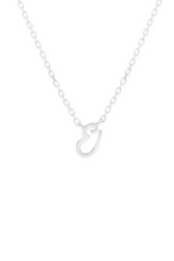 Silver Love Letter Necklace