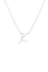Silver Love Letter Necklace