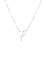 Silver Love Letter Necklace