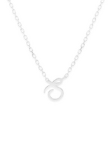 Silver Love Letter Necklace
