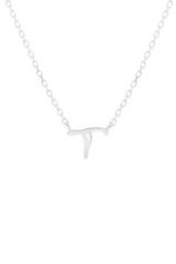 Silver Love Letter Necklace