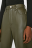 Recycled Leather Le High 'N' Tight Straight Fatigue