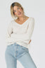 Jimi Long Sleeve V-Neck Sugar