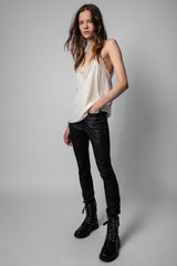 Christy Silk Camisole Ecru