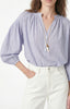 Nipoa Blouse White/Blue