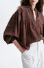 Dahlia Blouse Marron